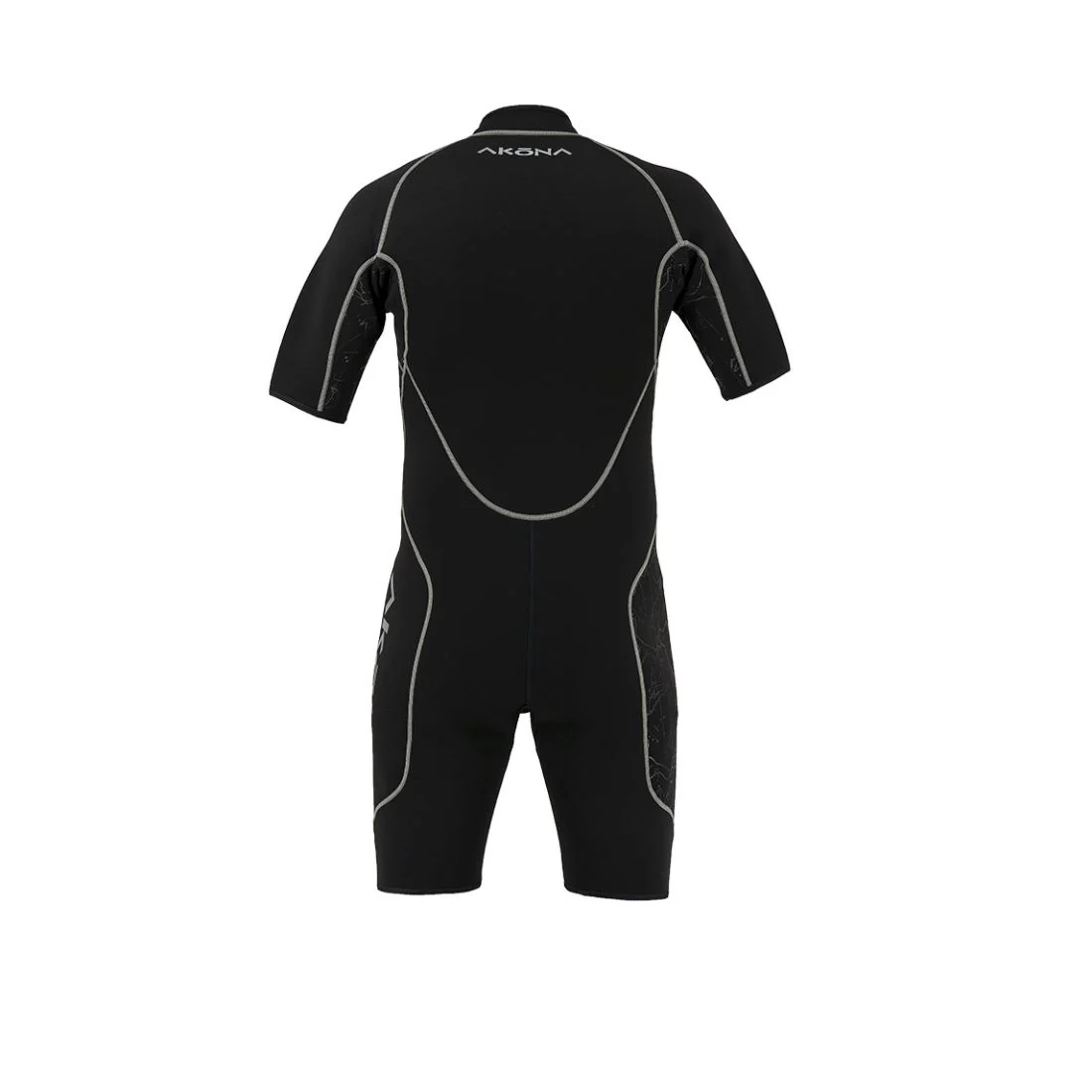 Akona 2.5mm Men's Shorty Front Zip Wetsuit Black - Image 2