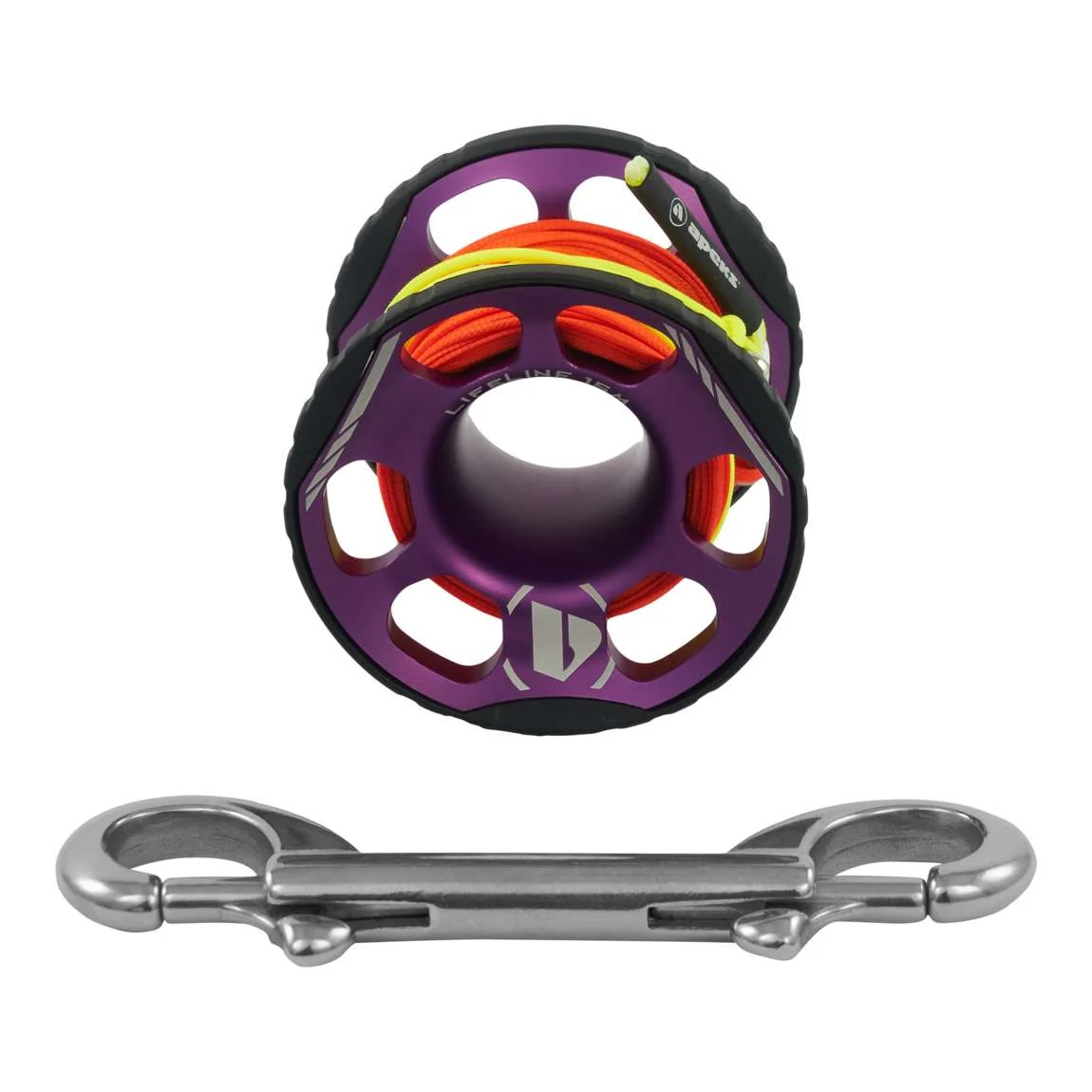 Apeks 15M Lifeline Spool Purple/Bright Orange - Image 3