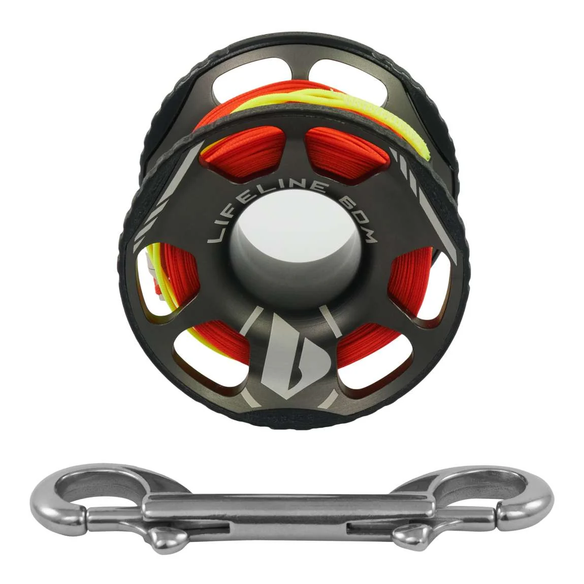 Apeks 60m Lifeline Spool Grey/Bright Orange - Image 3