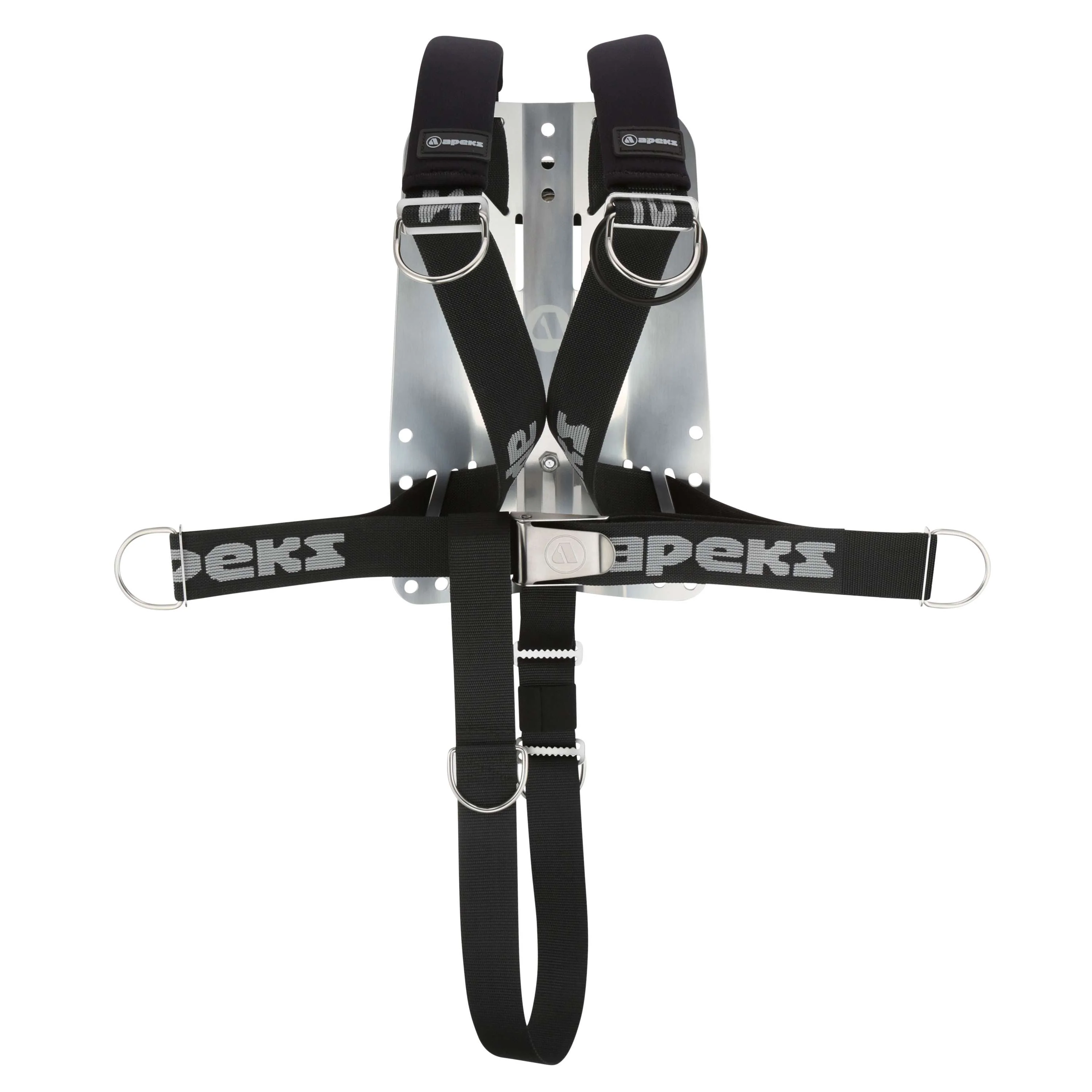 Apeks Deluxe Harness with Alu Plate Black/Grey
