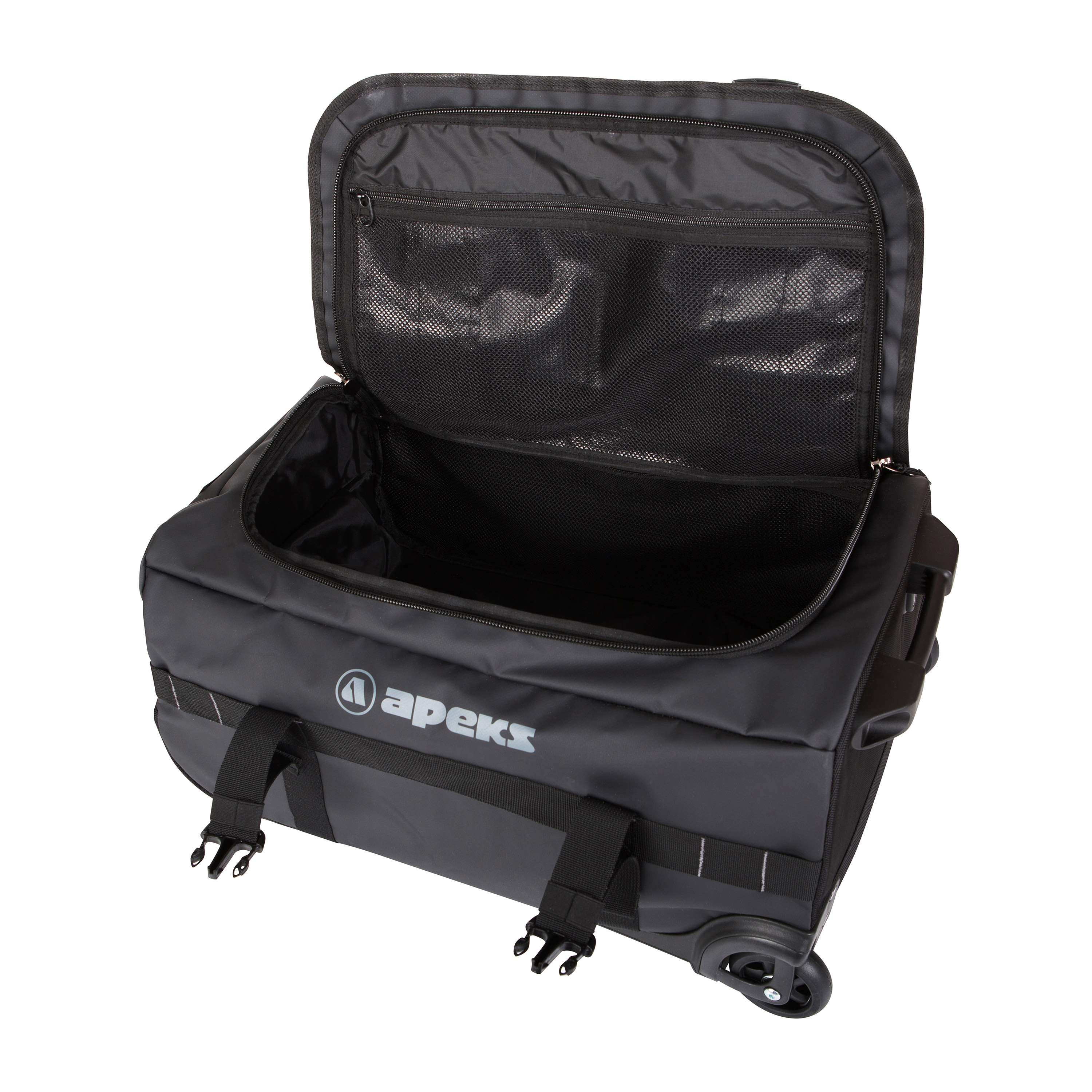 Apeks Roller Dive Bag Black Grey - Image 13