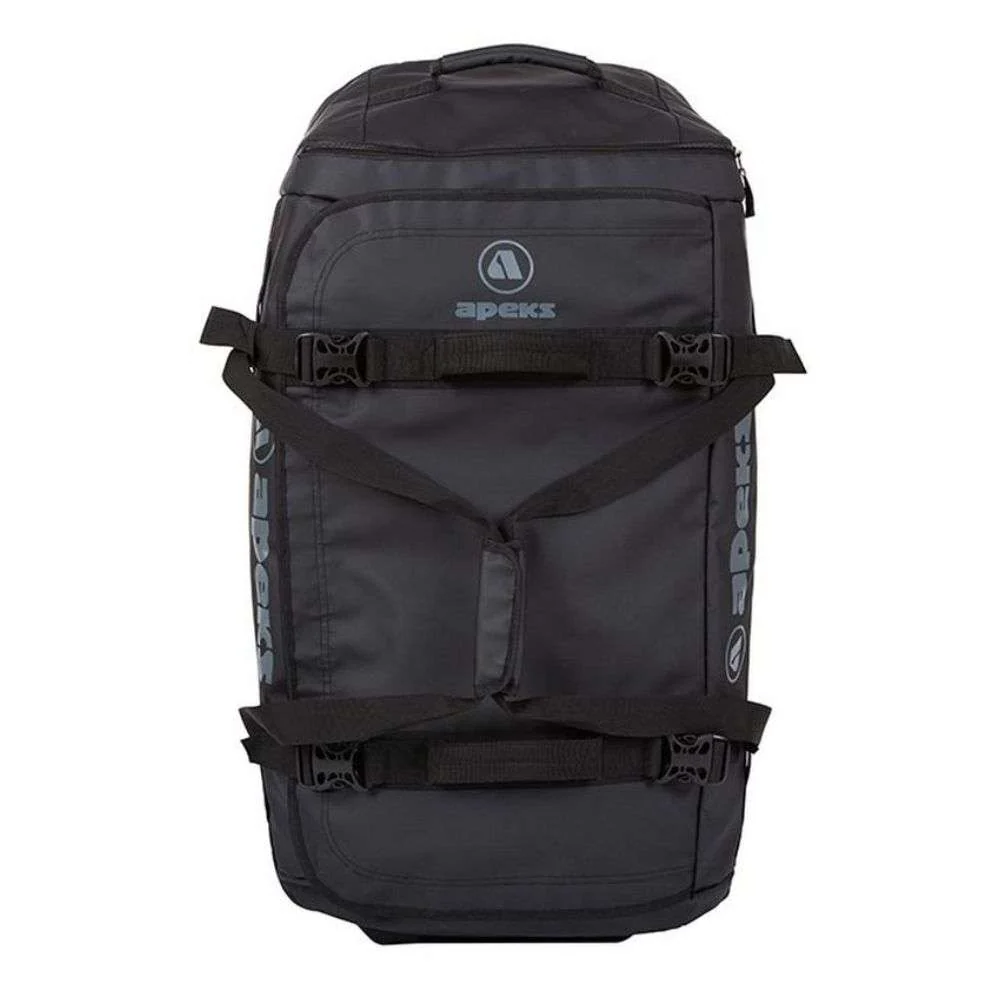 Apeks Roller Dive Bag Black Grey - Image 4