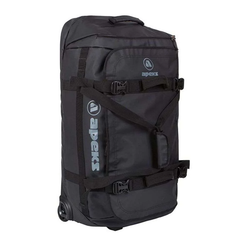 Apeks Roller Dive Bag Black Grey - Image 9