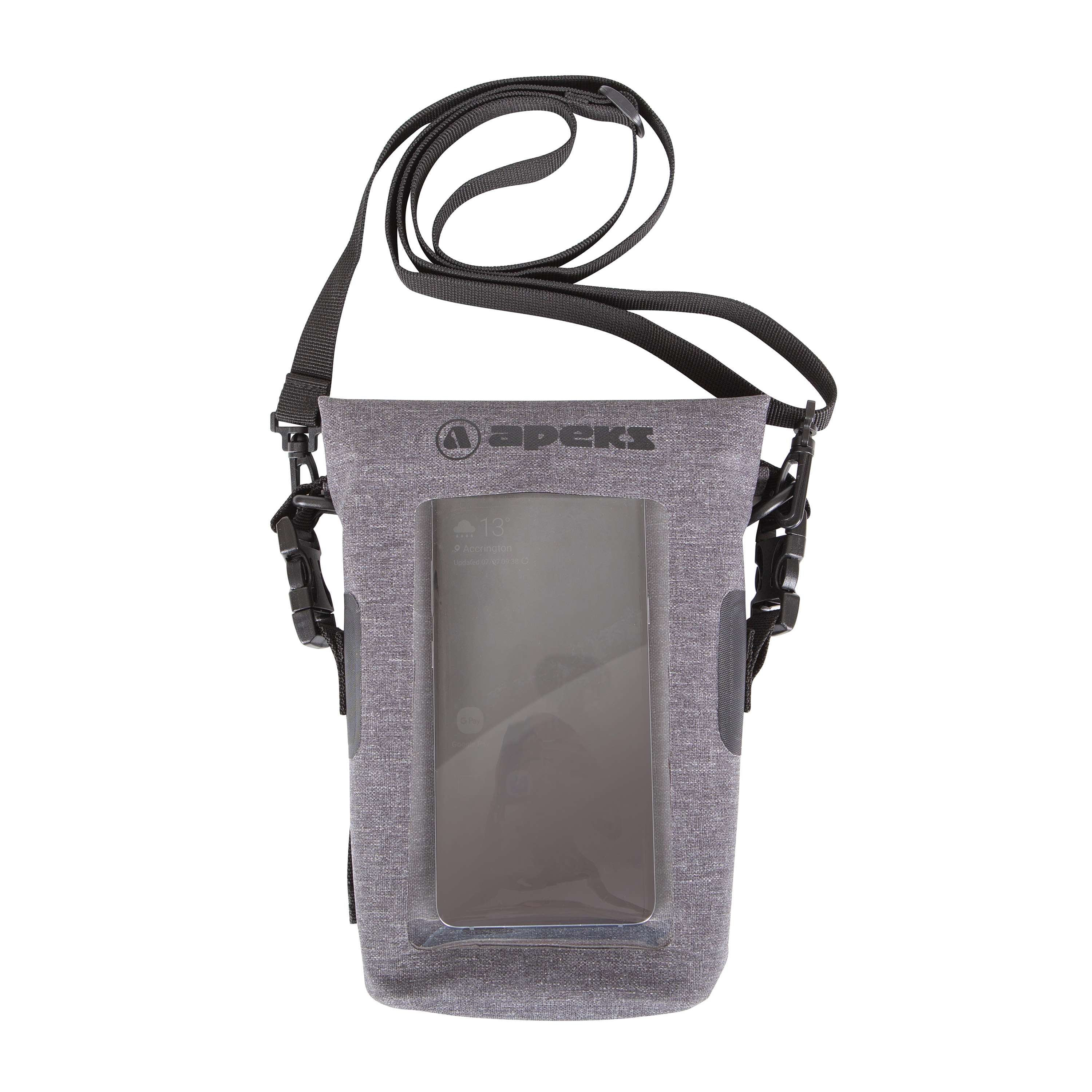 Apeks Small Dry Dive Phone Case Bag Grey/Black - Image 2