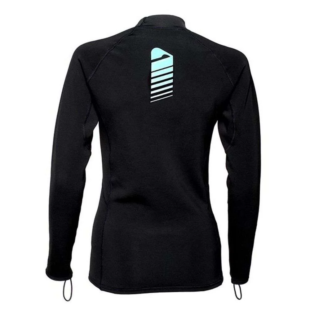 Apeks Thermiq Women's Carbon Long Sleeve Dive Top - Image 2