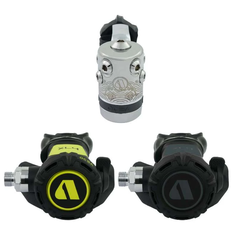 Apeks XL4 OCEA STAGE 3 Dive Regulator + Octopus Black/Light Blue - Image 16