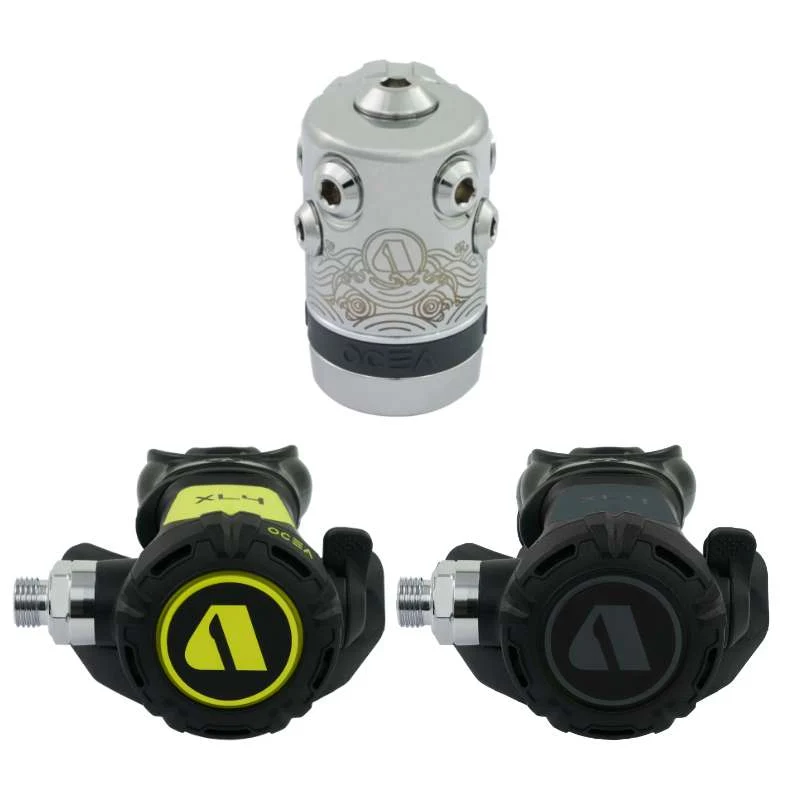 Apeks XL4 OCEA STAGE 3 Dive Regulator + Octopus Black/Light Blue - Image 32