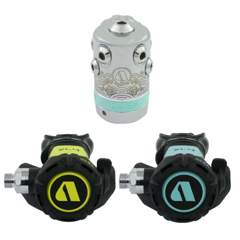 Apeks XL4 OCEA STAGE 3 Dive Regulator + Octopus Black/Light Blue - Image 8