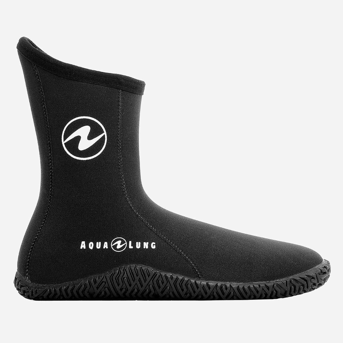 Aqualung 7mm Echozip Dive Boot Black / Blue - Image 2