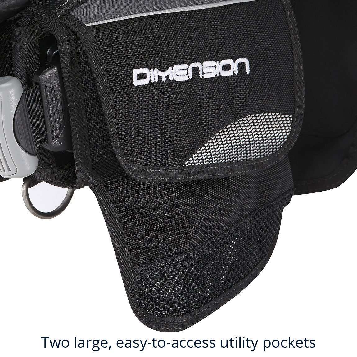 Aqualung Dimension BCD Black/Charcoal - Image 6