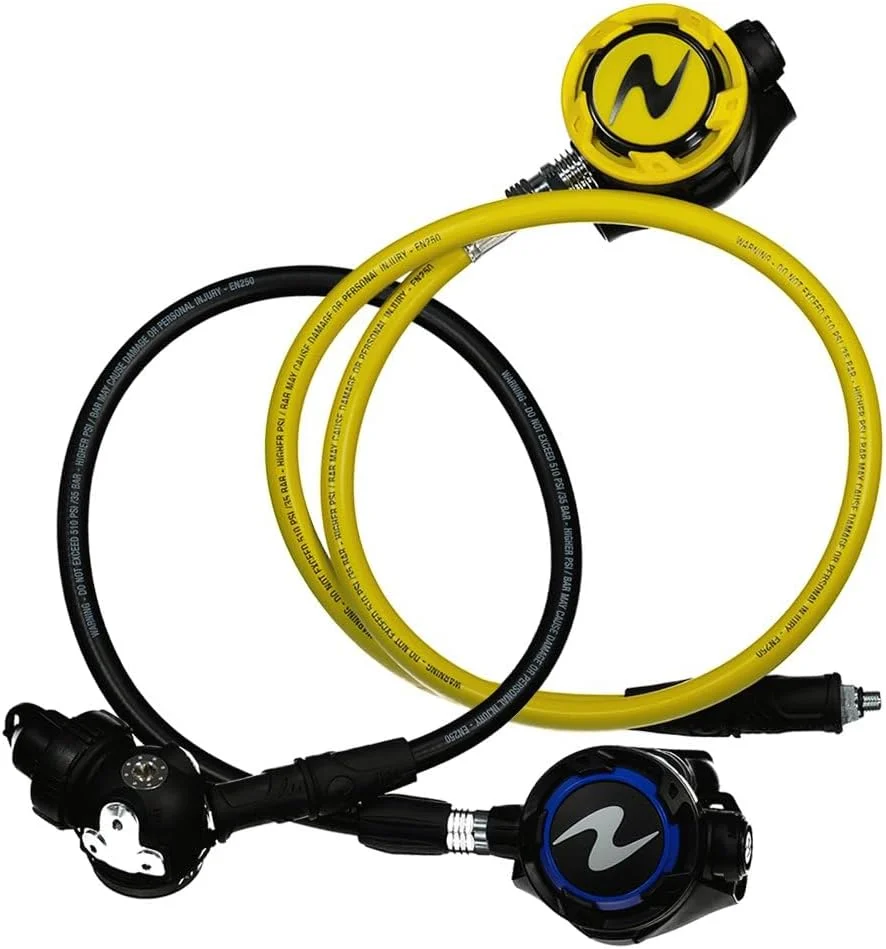 Aqualung Helix Stage 3 Dive Regulator Black + Octopus