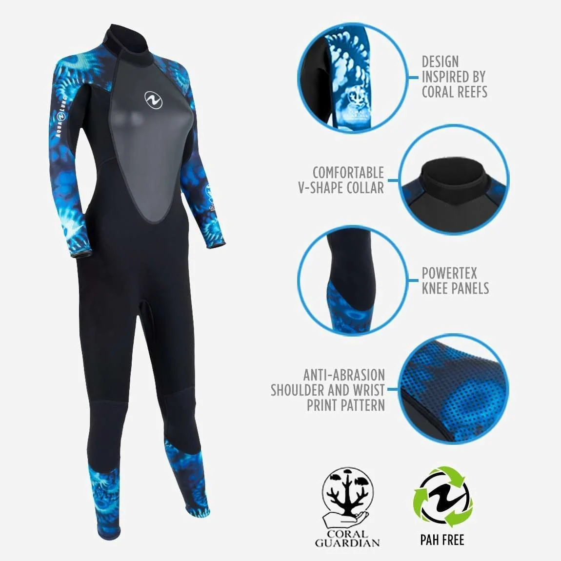 Aqualung Hydroflex Women's  Full Dive Wetsuit 3mm - Image 7