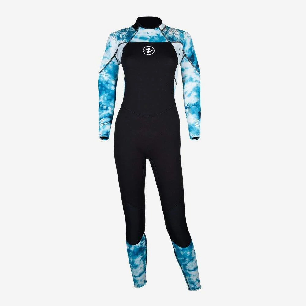 Aqualung Jumpsuit Hydroflex 3/2mm Lady Black Print Light