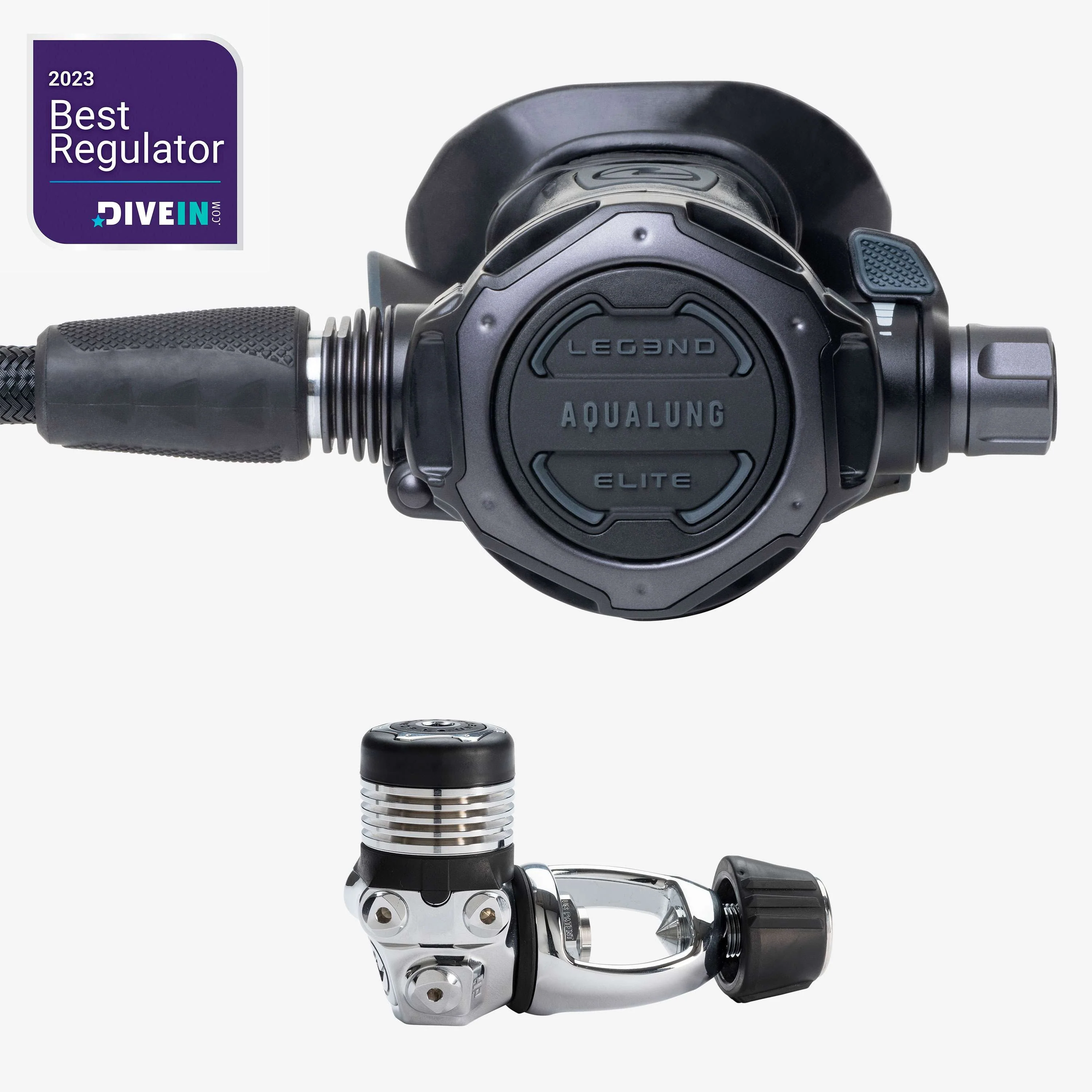 Aqualung LEG3ND Elite Black Edition Dive Regulator - Image 7