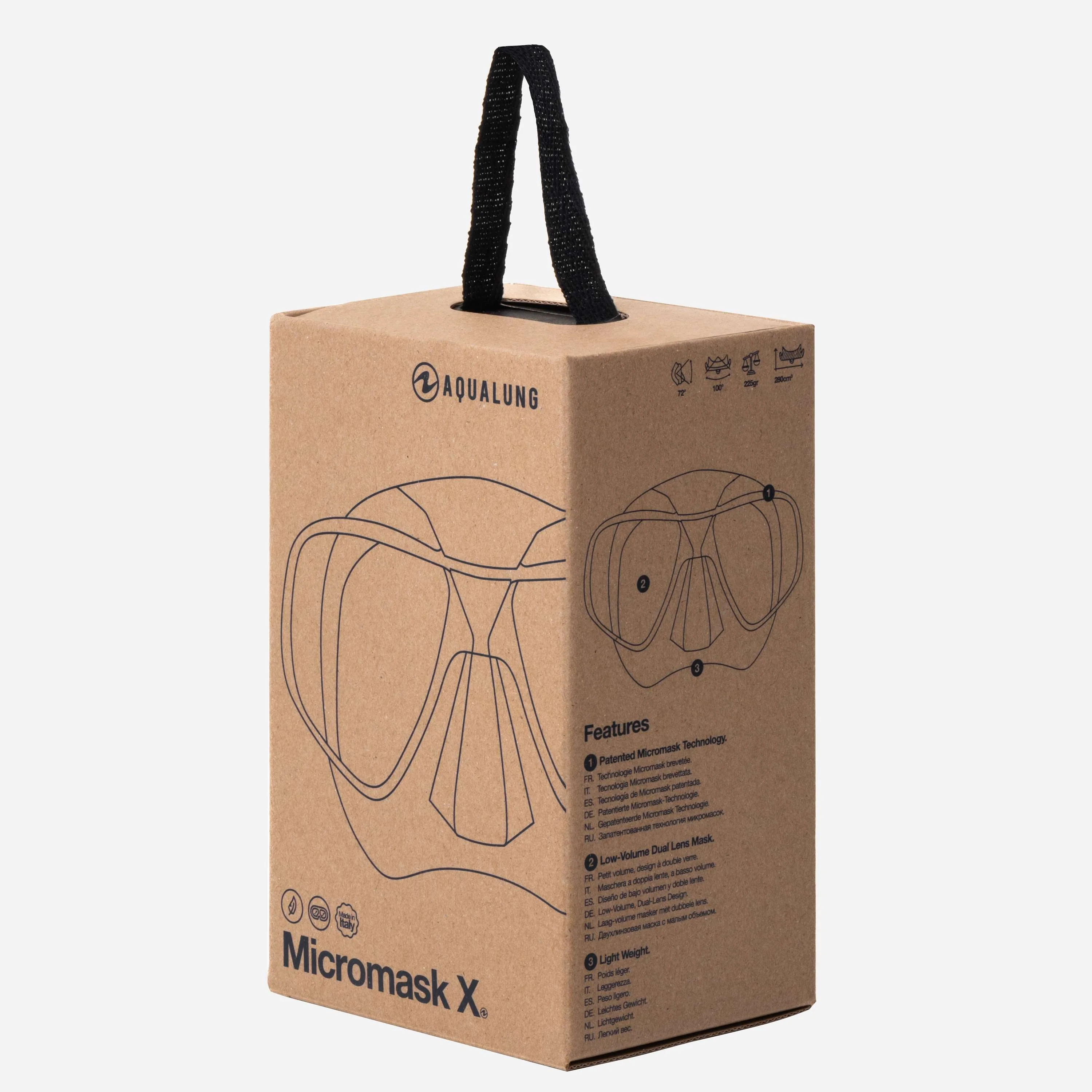 Aqualung Micro Scuba Diving Mask X - Image 13