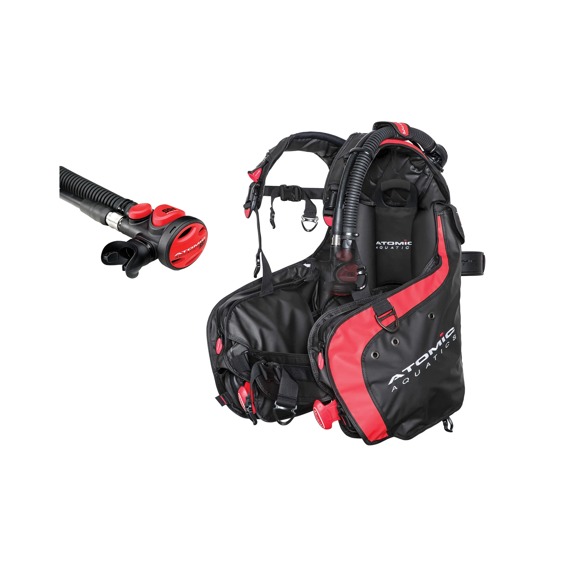 Atomic Aquatics BC1 BCD and SS1 Safe Second Inflator Diving Package - Image 12
