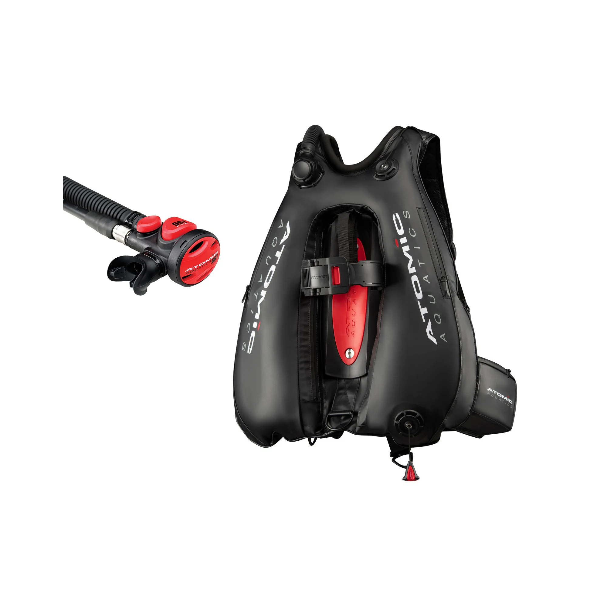 Atomic Aquatics BC2 BCD and SS1 Safe Second Inflator Diving Package - Image 11