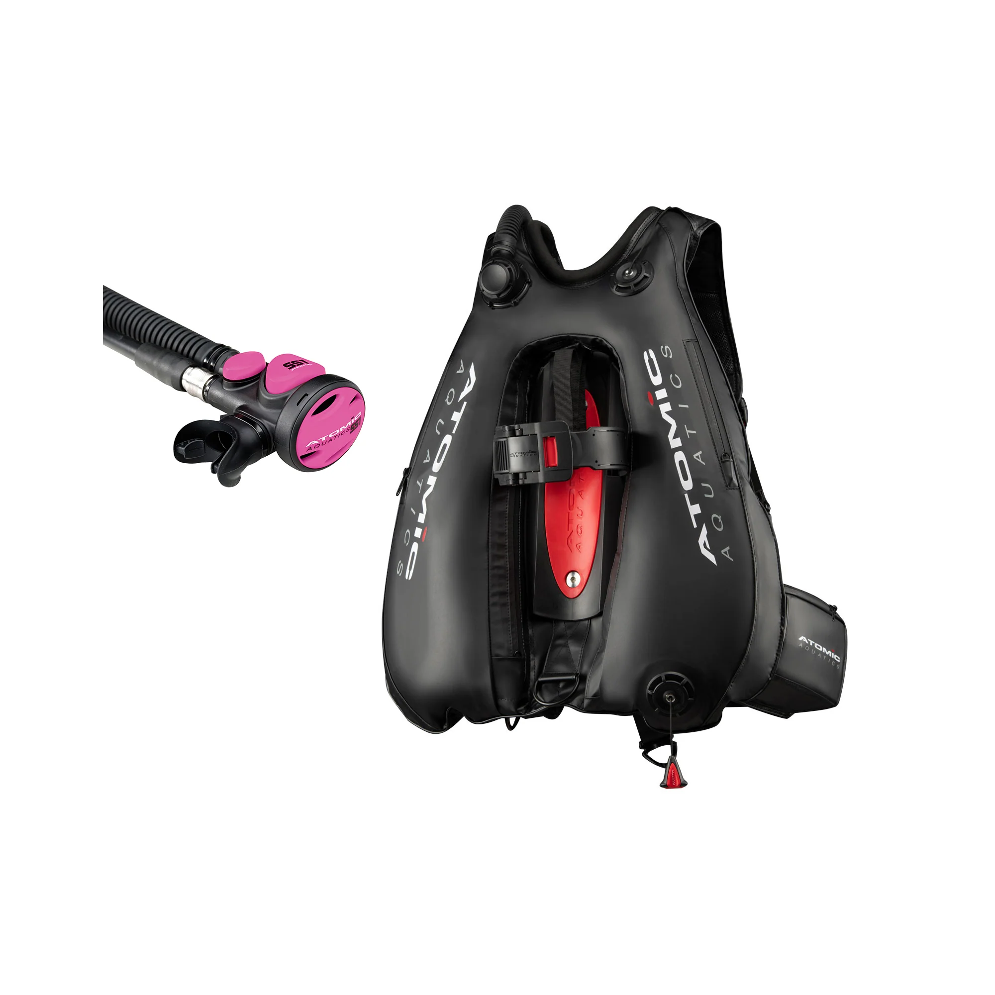 Atomic Aquatics BC2 BCD and SS1 Safe Second Inflator Diving Package - Image 17