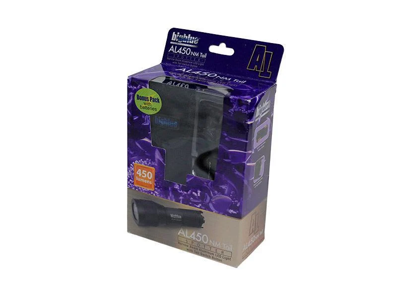 BigBlue 450 Lumen Mini Dive Light with Glove & Batteries and Tail Switch - Image 2
