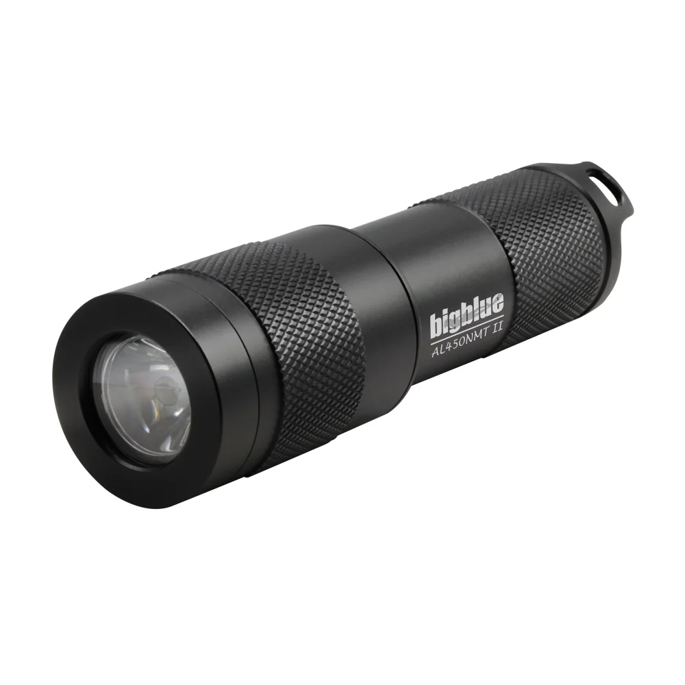 BigBlue 450 Lumen Mini Dive Light w/ Glove & Batteries and Tail Switch