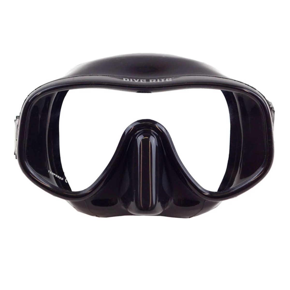 Dive Rite ES150 Frameless Diving Mask Single-Lens Low-Volume Black