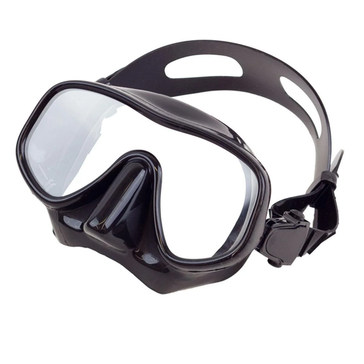 Dive Rite ES150 Frameless Diving Mask Single-Lens Low-Volume Black - Image 2