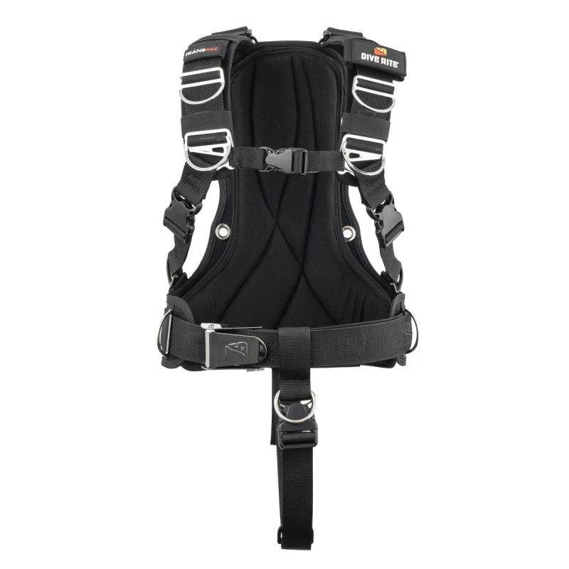 Dive Rite TransPac Harness Nylon Backplate Compatible With Wings - Image 4