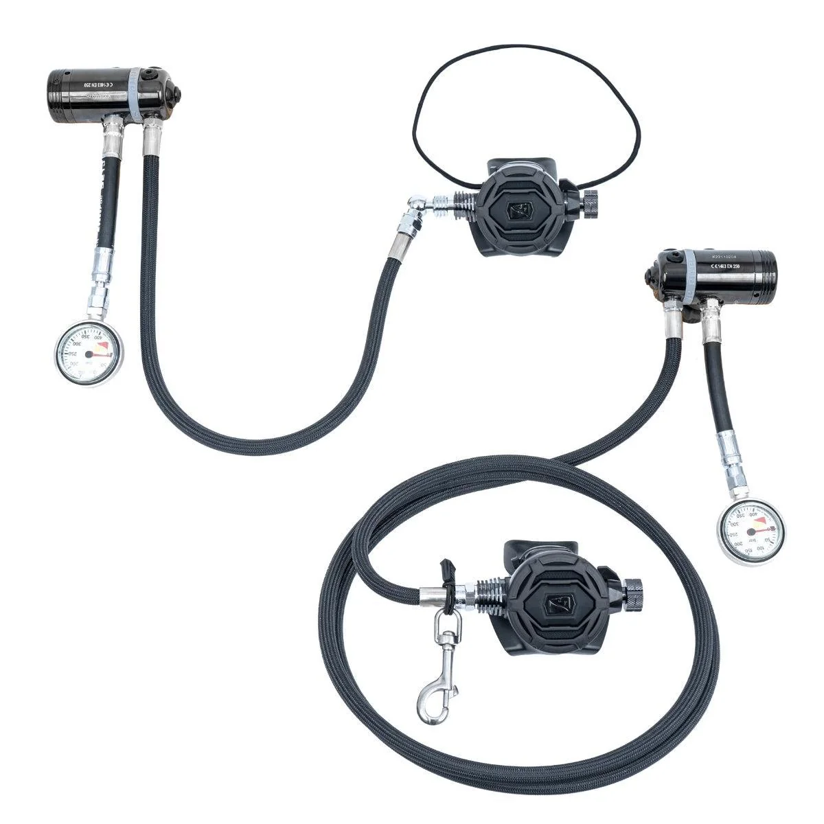 Dive Rite XT1/XT4 Sidemount Regulator Package