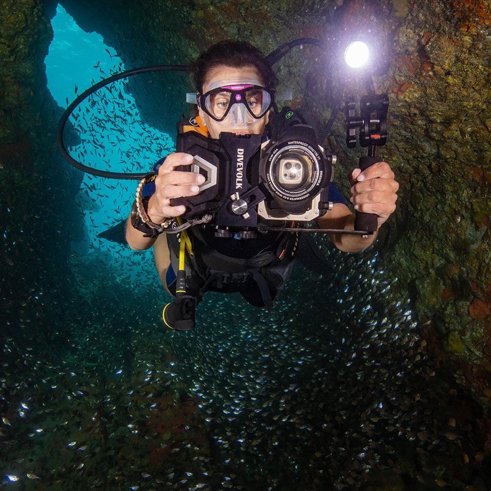 DiveVolk 0.6X Wide Angle Wet Lens for Underwater Housings – M67 Thread Mount - Image 2