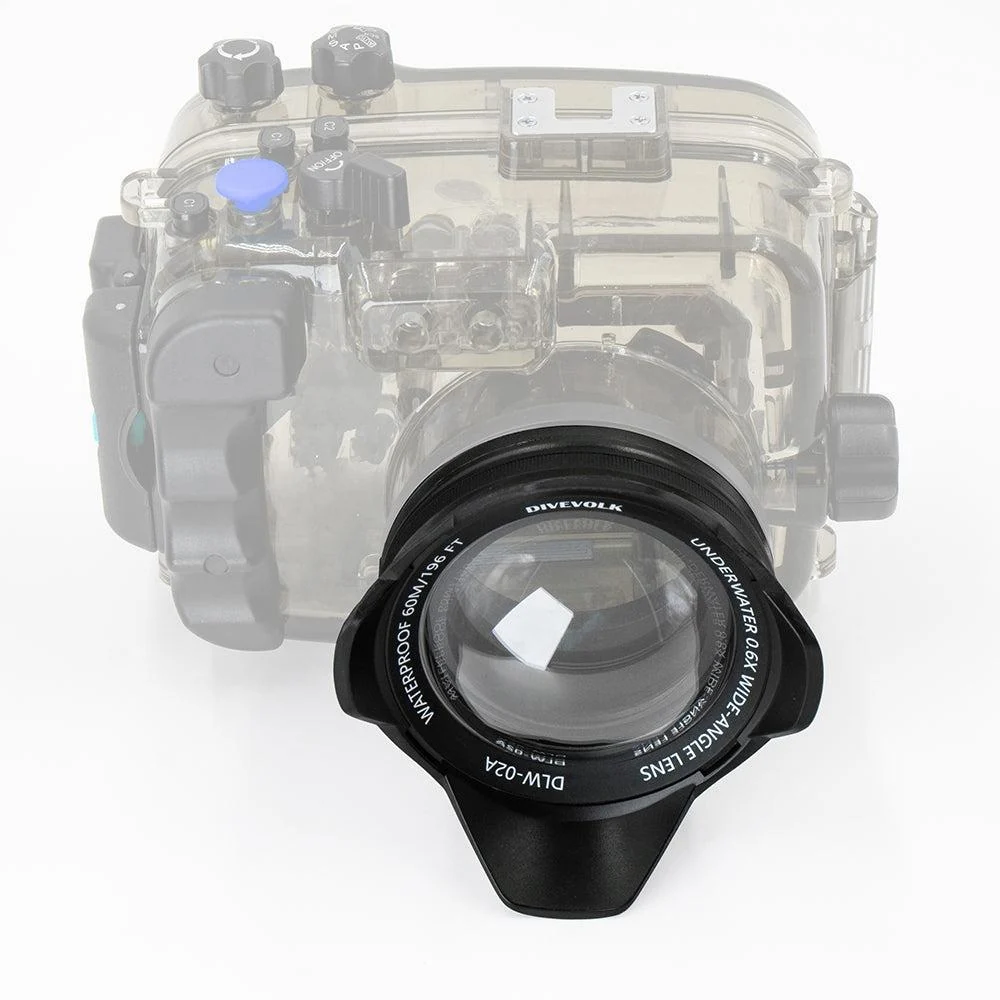 DiveVolk 0.6X Wide Angle Wet Lens for Underwater Housings – M67 Thread Mount - Image 5