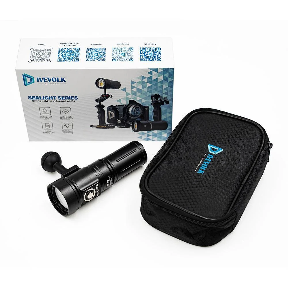 DiveVolk Dive Light 2000 Lumen SL20 – High-Power Underwater Video Lighting for Scuba and Photography - Image 5