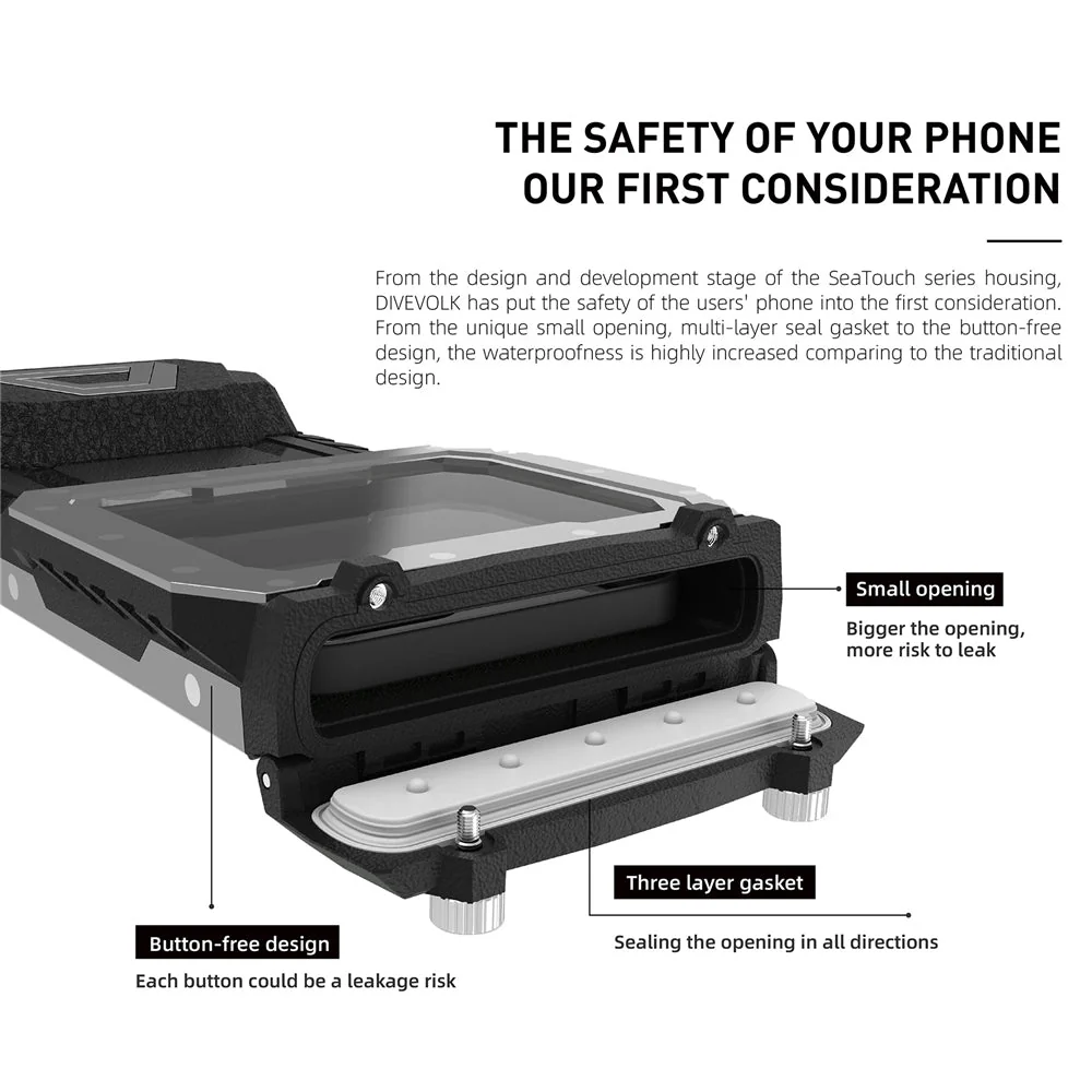 DiveVolk SeaTouch 4 Max Underwater Smartphone Housing - Image 13
