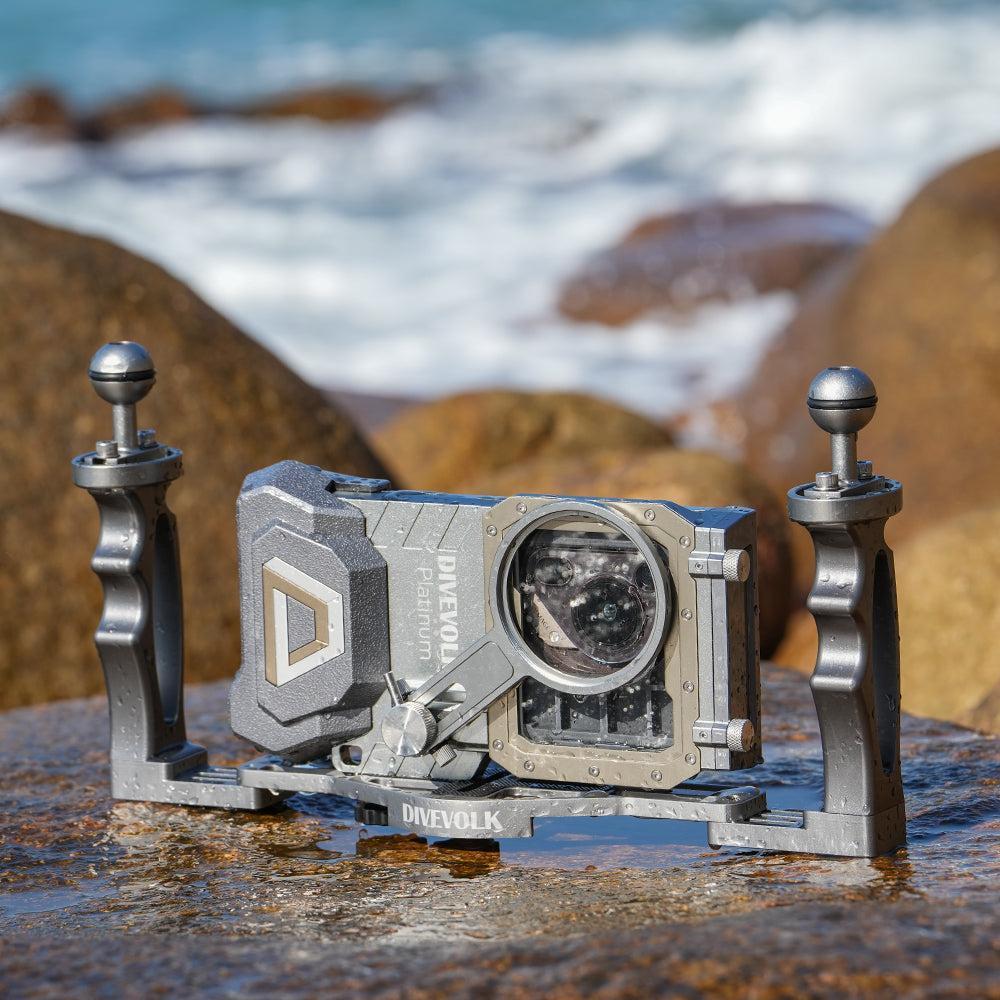 DiveVolk SeaTouch 4 Max Underwater Smartphone Housing - Platinum - Image 7