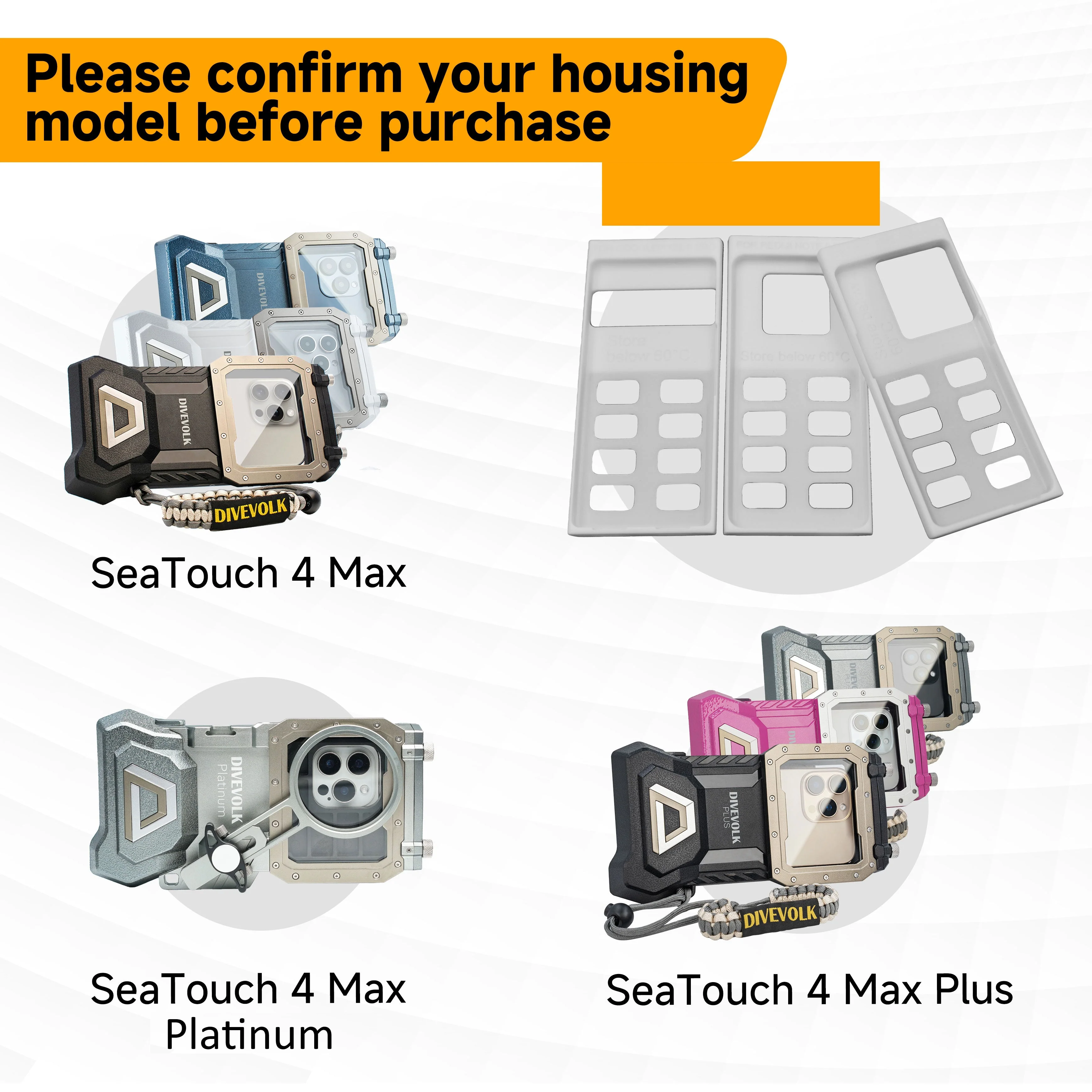 DIVEVOLK Seatouch4 Max Plus Smartphone Adapter for Dive Housing - Image 2