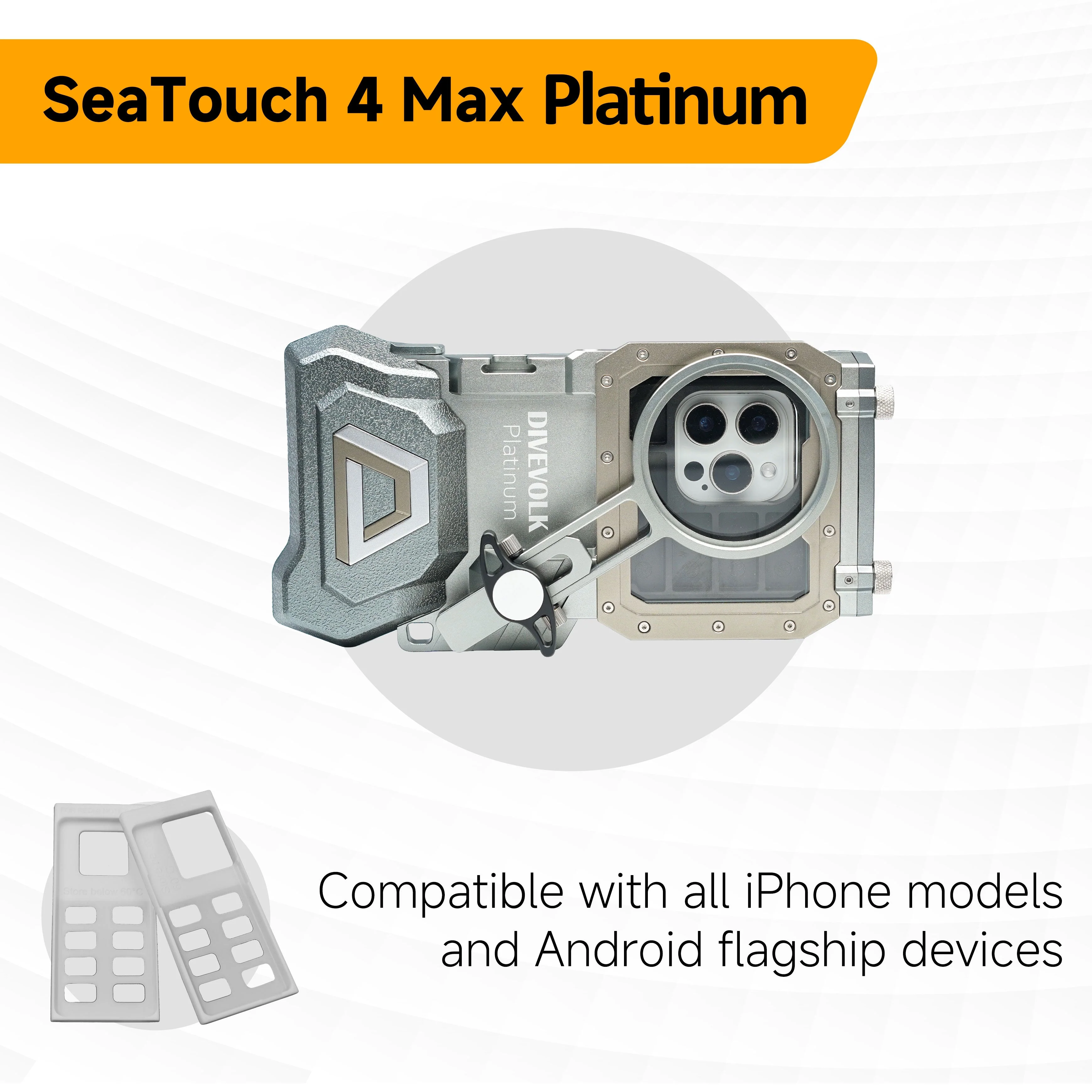 DIVEVOLK Seatouch4 Max Plus Smartphone Adapter for Dive Housing - Image 4