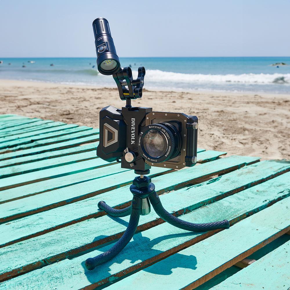 DiveVolk Underwater +8 Macro Close-up Lens for Seatouch 4 Max Housing – 67mm Optical Wet Lens - Image 5