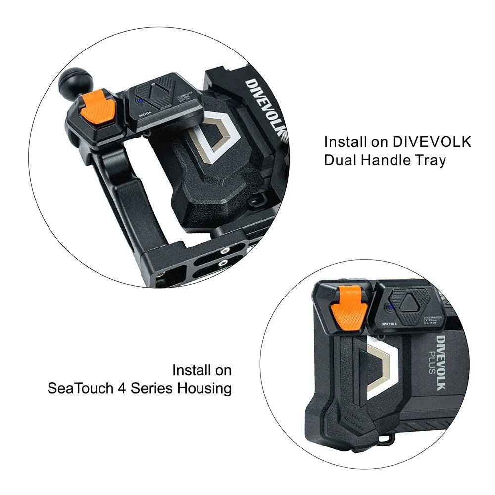 DIVEVOLK Underwater External Shutter for Seatouch 4 Max Series Housing - Image 9
