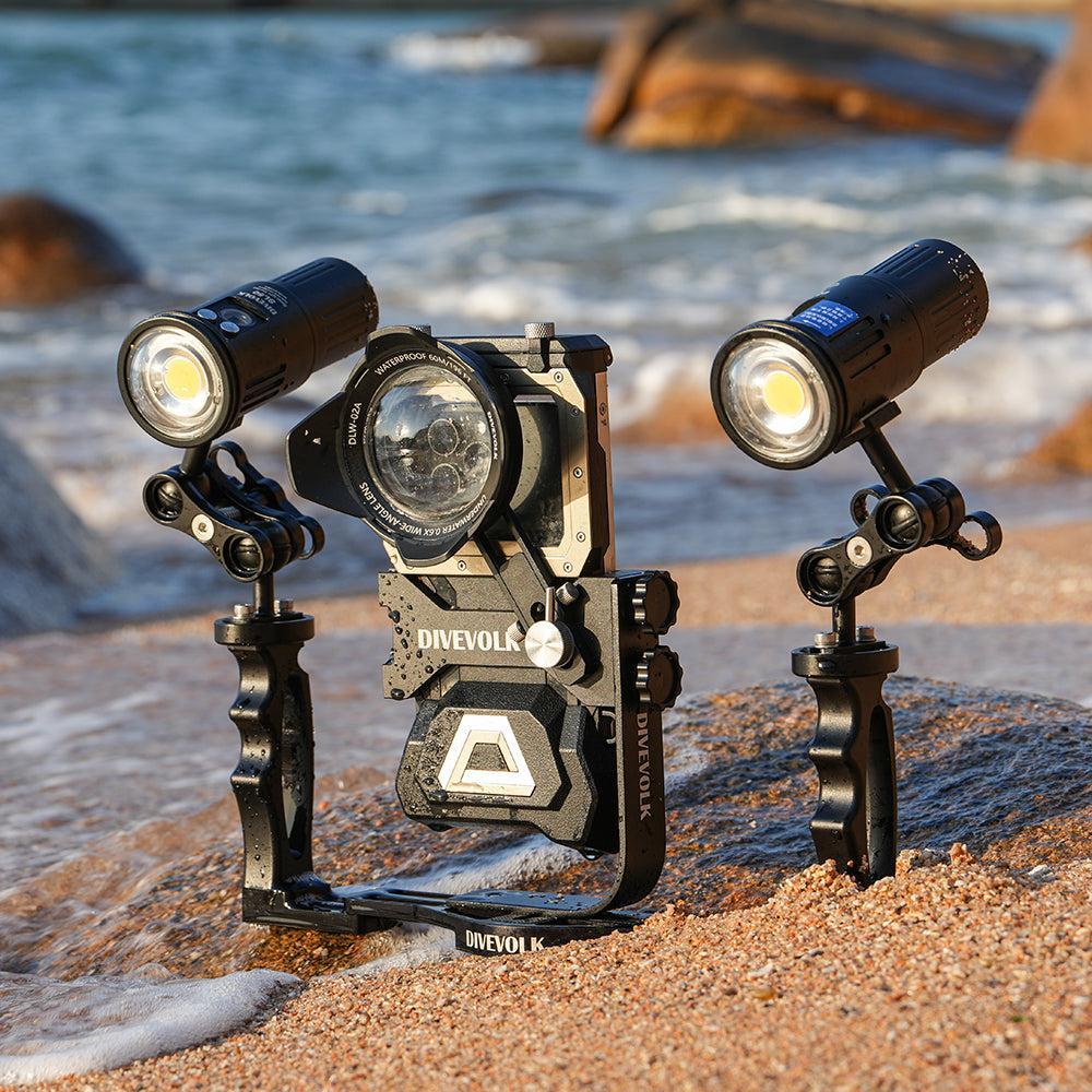 DiveVolk Underwater L Bracket for Seatouch 4 Max – Vertical Horizontal Camera Mount for Content Creators - Image 5
