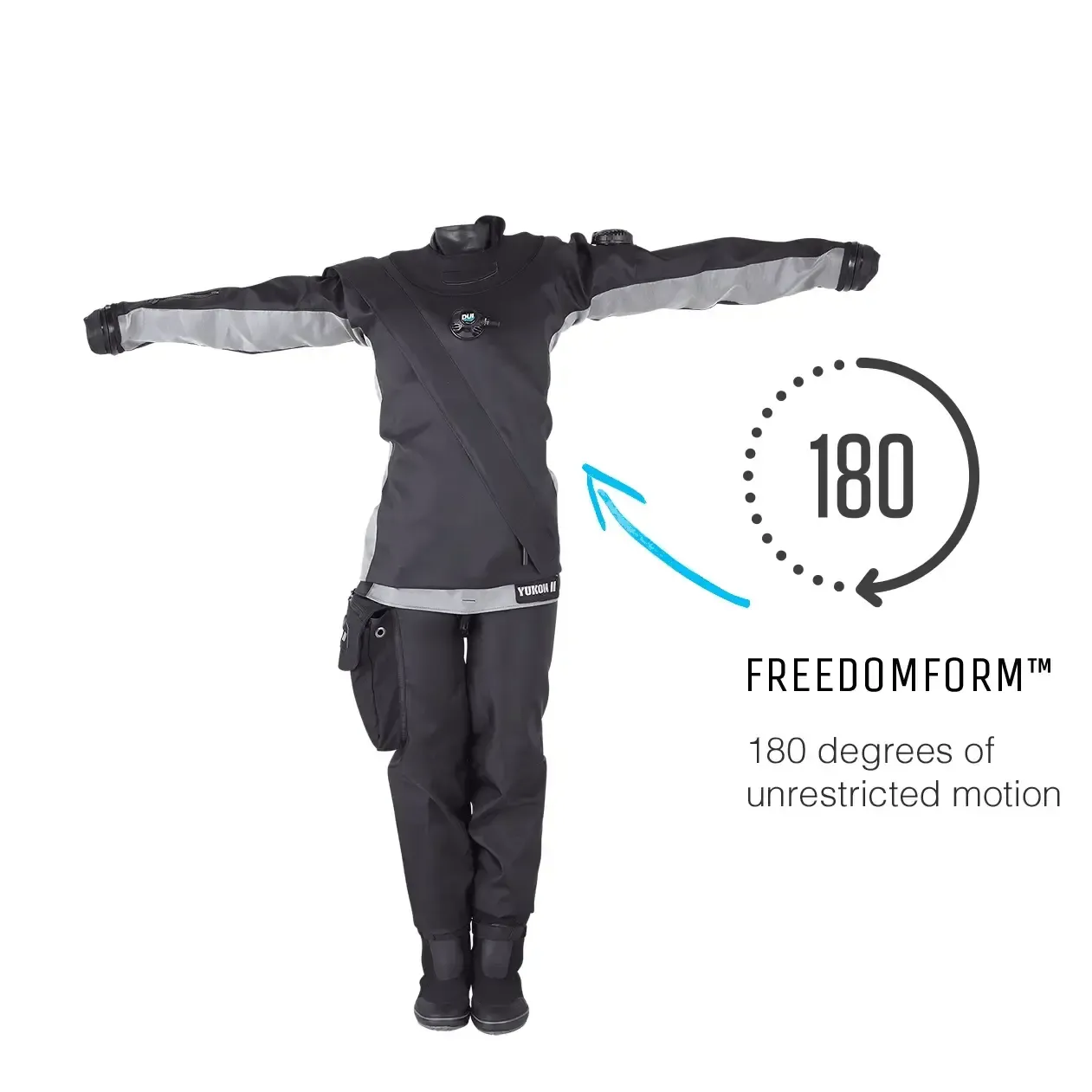 DUI Yukon II Men's Drysuit - Premium Diving Suit | Multiple Sizes - Image 2