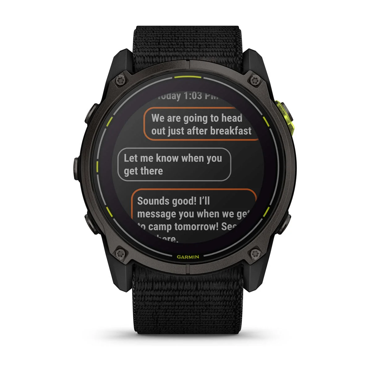 Garmin Enduro 3, Carbon Gray DLC Titanium with Black Ultrafit Nylon Strap - Image 11