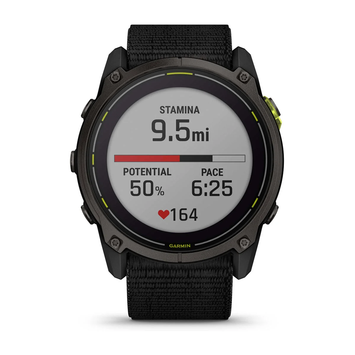 Garmin Enduro 3, Carbon Gray DLC Titanium with Black Ultrafit Nylon Strap - Image 6