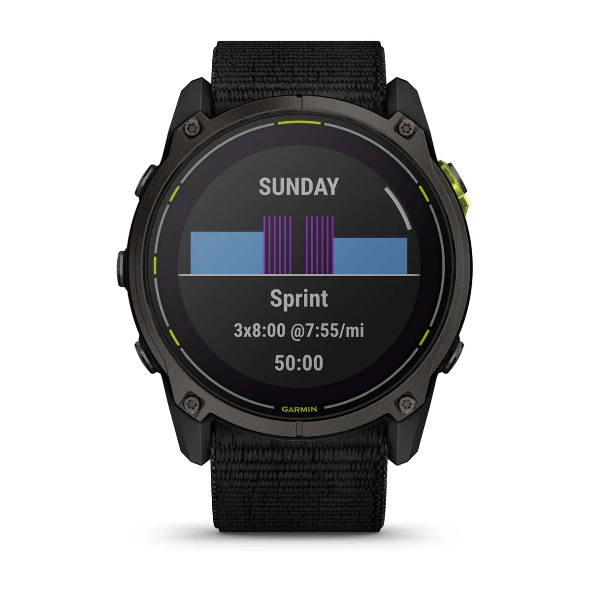 Garmin Enduro 3, Carbon Gray DLC Titanium with Black Ultrafit Nylon Strap - Image 7