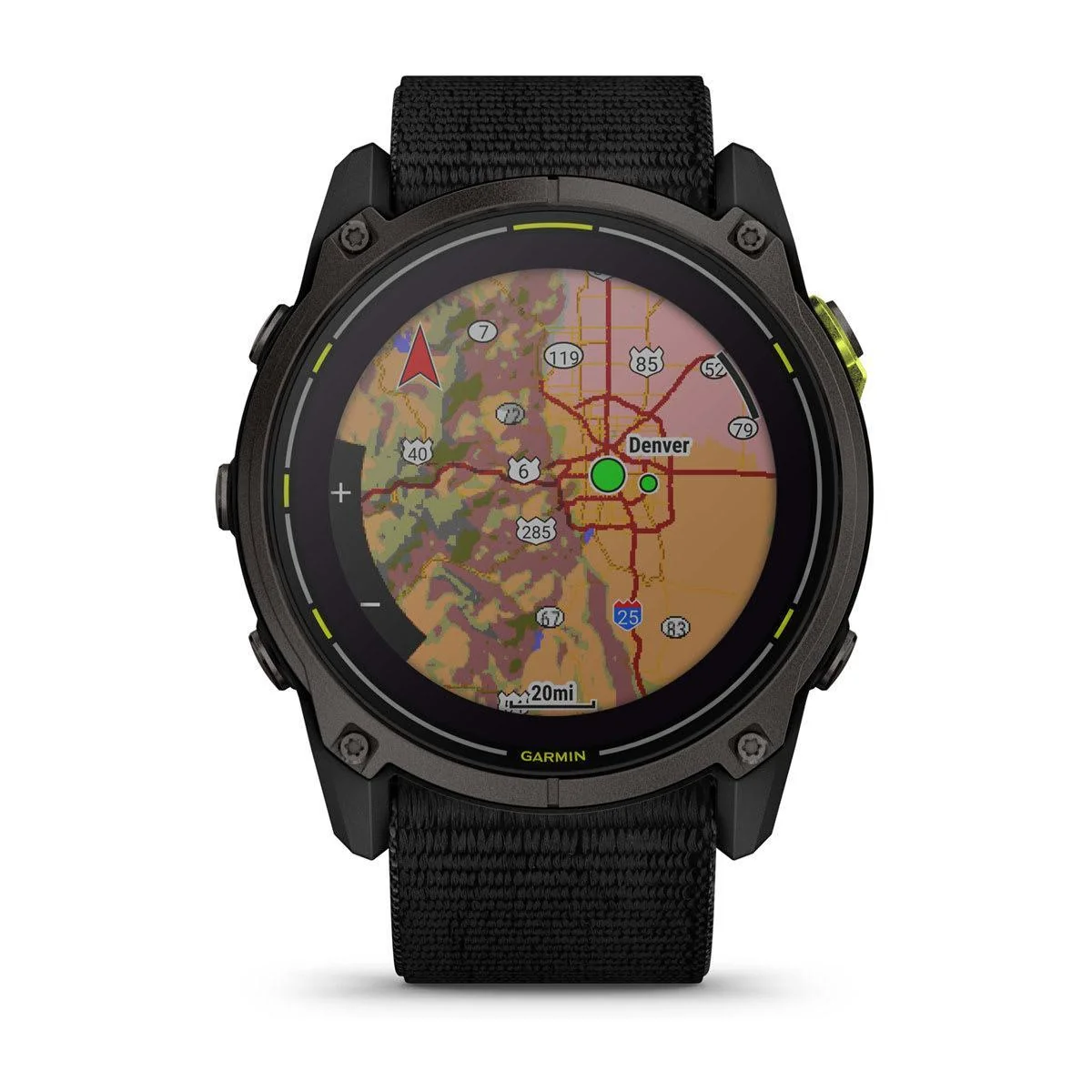 Garmin Enduro 3, Carbon Gray DLC Titanium with Black Ultrafit Nylon Strap - Image 9
