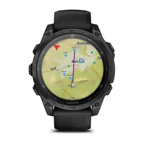 Garmin tactix 8 Tactical Smartwatch 47mm AMOLED Titanium Bezel - Image 9