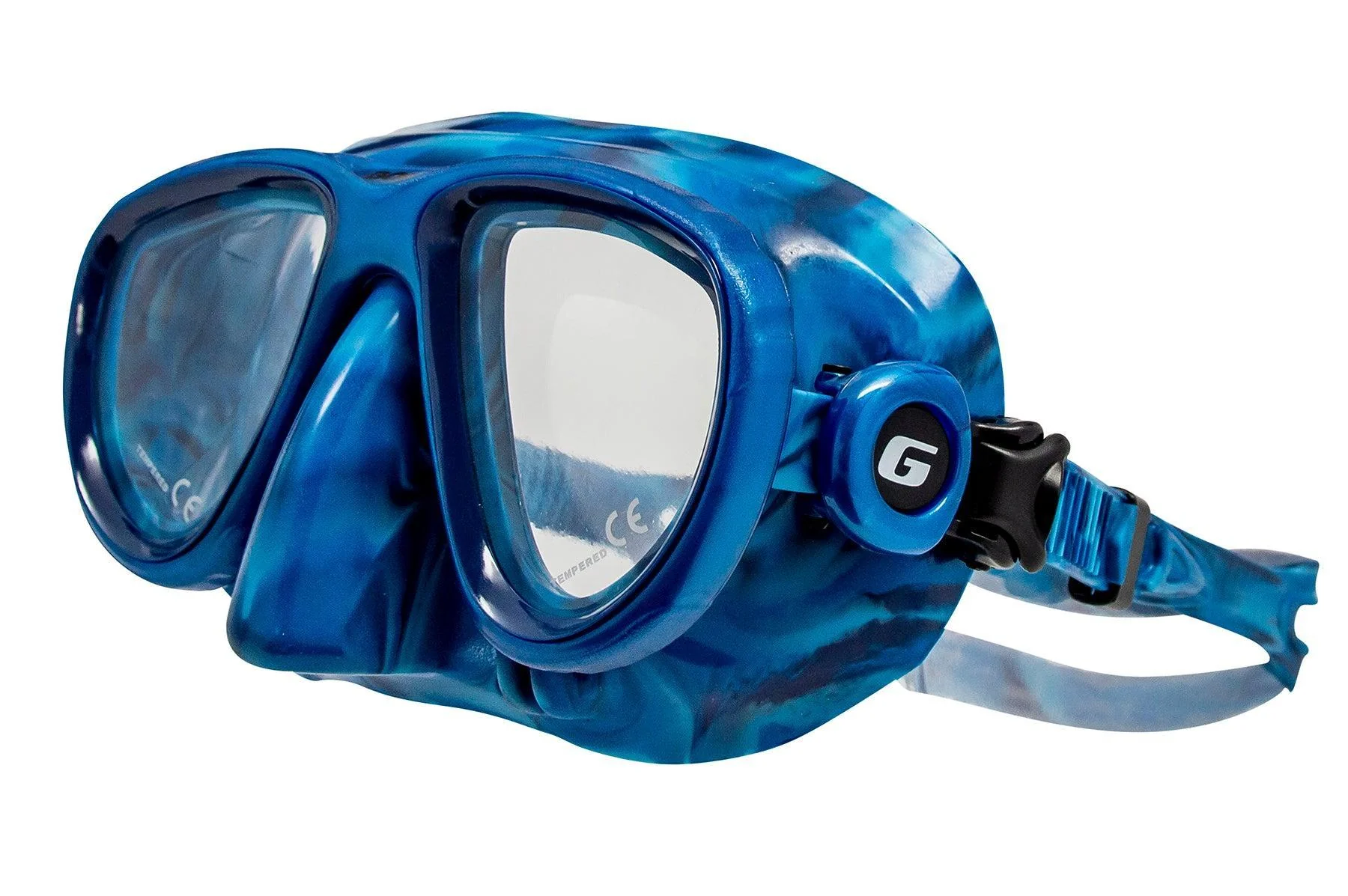Genesis Bold Spearfishing, Free Diving, Snorkeling, or Scuba Mask with Camo Skirt - Image 5