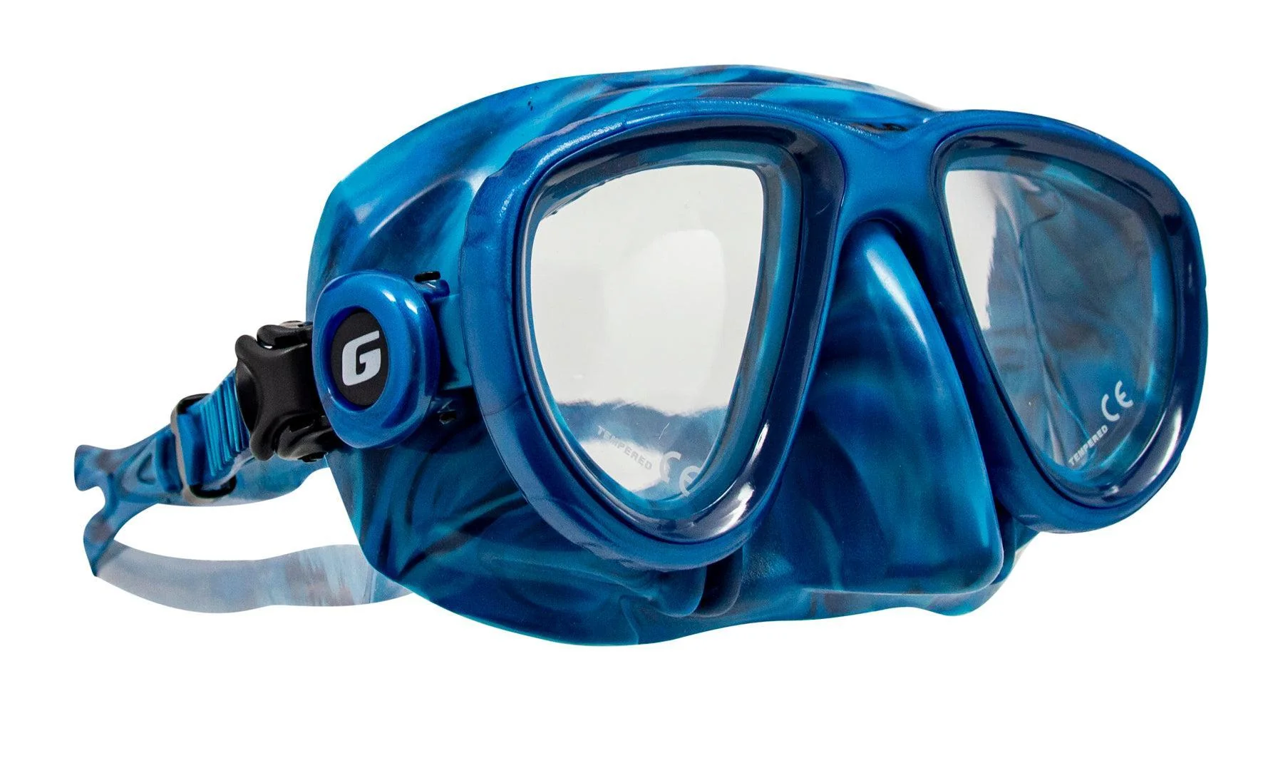 Genesis Bold Spearfishing, Free Diving, Snorkeling, or Scuba Mask with Camo Skirt - Image 6