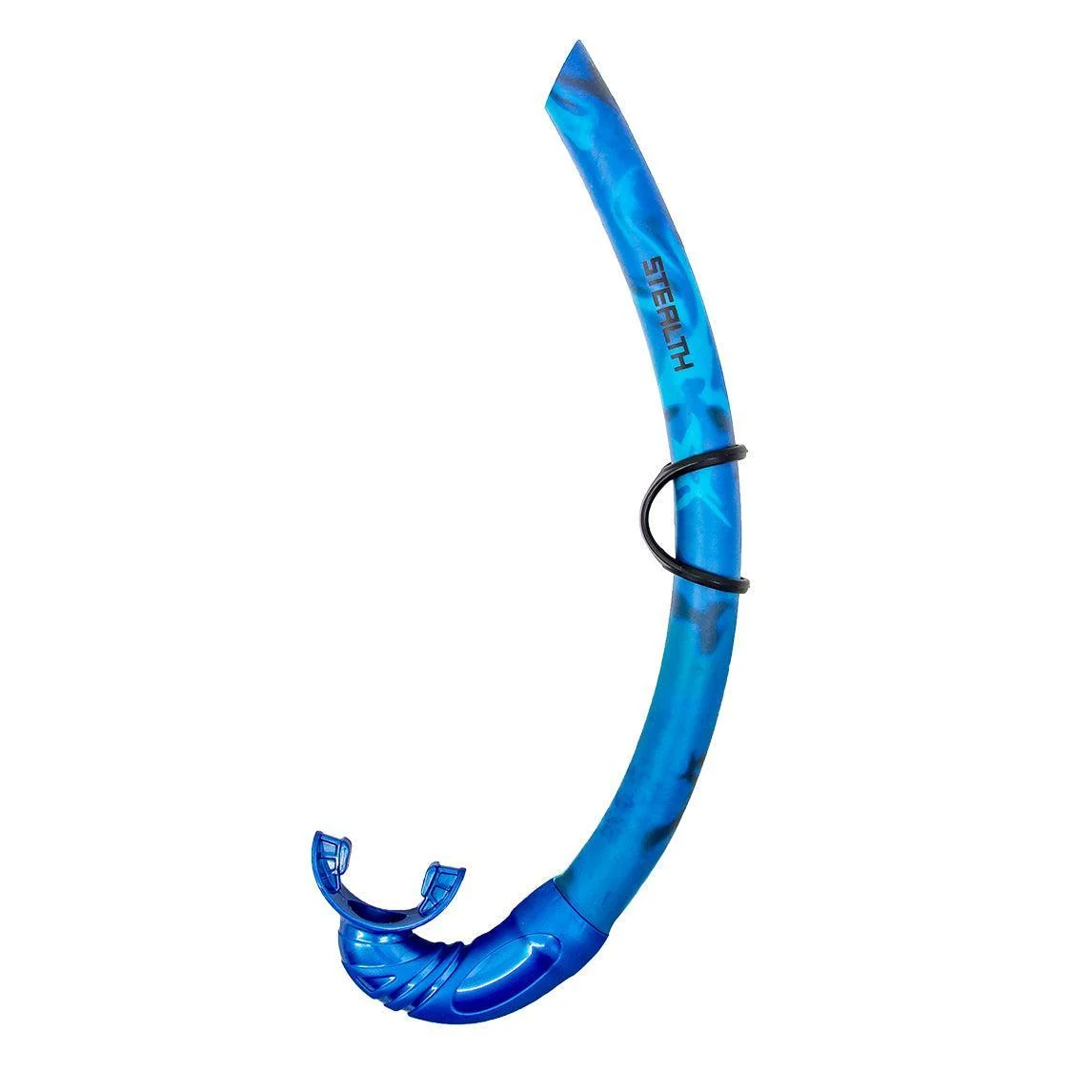 Genesis Stealth Snorkel J-Tube Snorkel for Free Diving, Spearfishing, Scuba, and Snorkeling - Image 3
