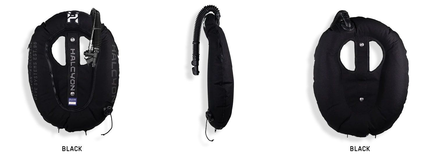 Halcyon Standard Single Tank System – Steel Backplate – Era 30 lb Wing – Black - Image 2