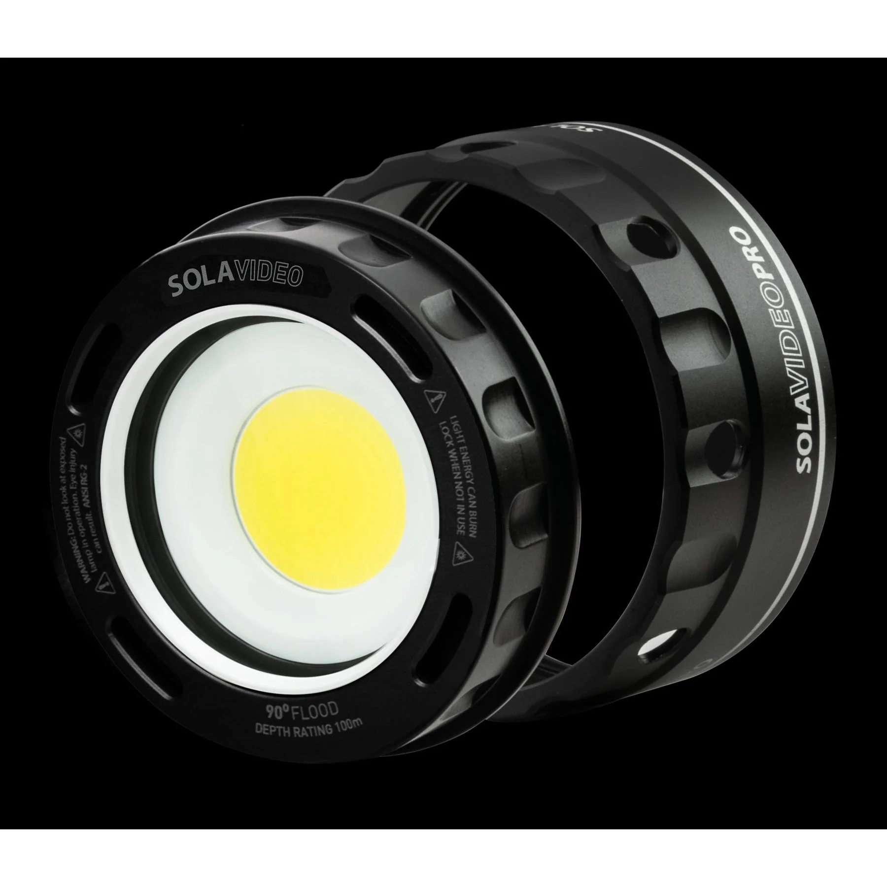 Light & Motion Underwater Head - Flat Port, 70+ CRI