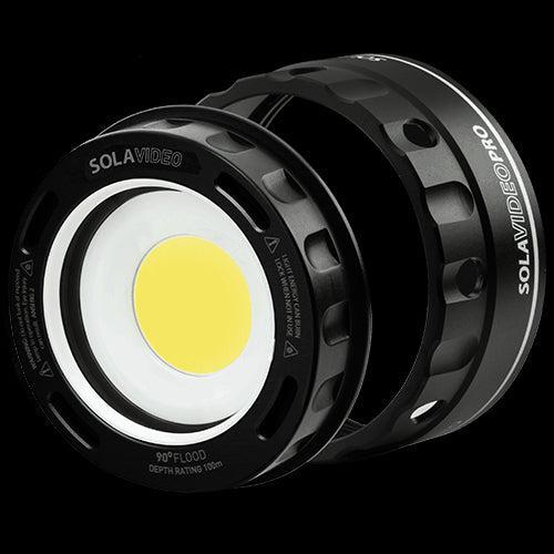 Light & Motion Underwater Head - Flat Port, 90+ CRI